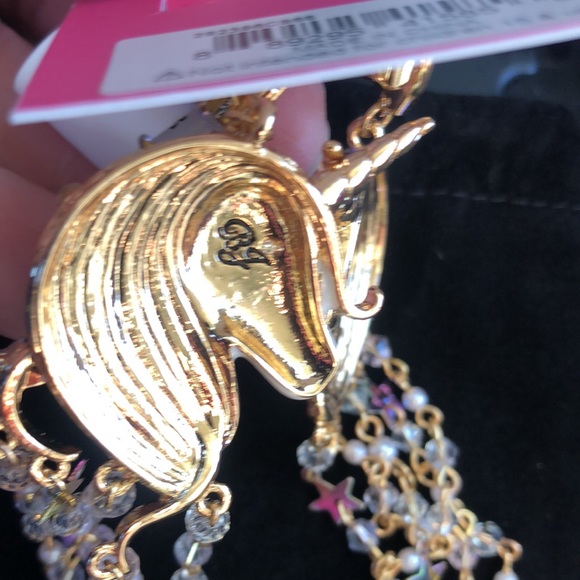 NWT Betsey Johnson Sparkly Rhinestone & Beaded Unicorn & Star Earrings 🦄 - Picture 6 of 12